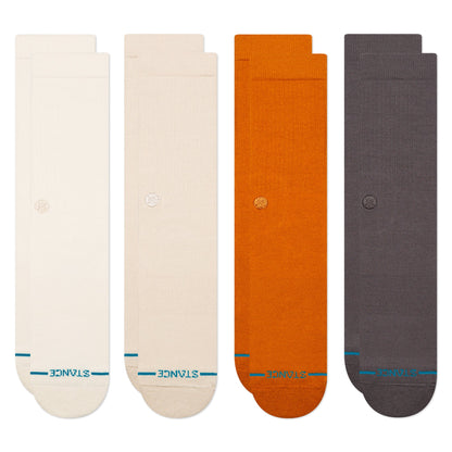 Stance Icon Crew Socks 4 Pack