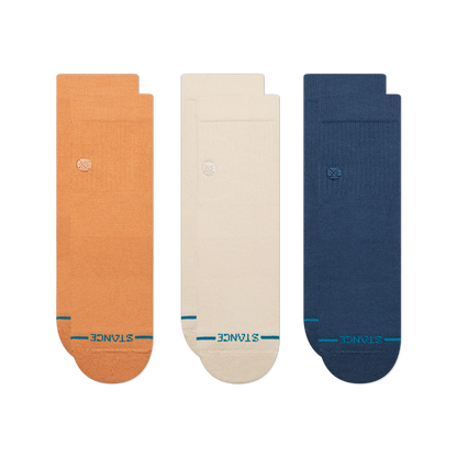 Stance ICON QUARTER 3 PACK