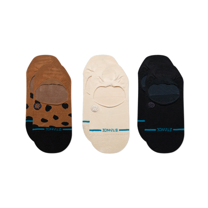 Stance LEOPARD NO SHOW 3 PACK