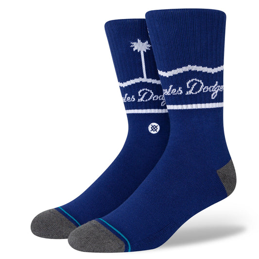 Stance Los Angeles Dodgers Sisters Mid Cushion Cotton Blend Baseball Crew Socks | Stance